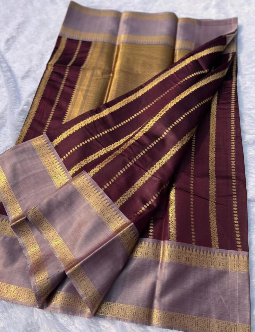 Handwoven Kanjeevaram Silk Saree