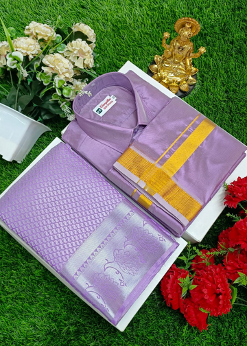 Premium Couple Combo Set – Lavender Elegance