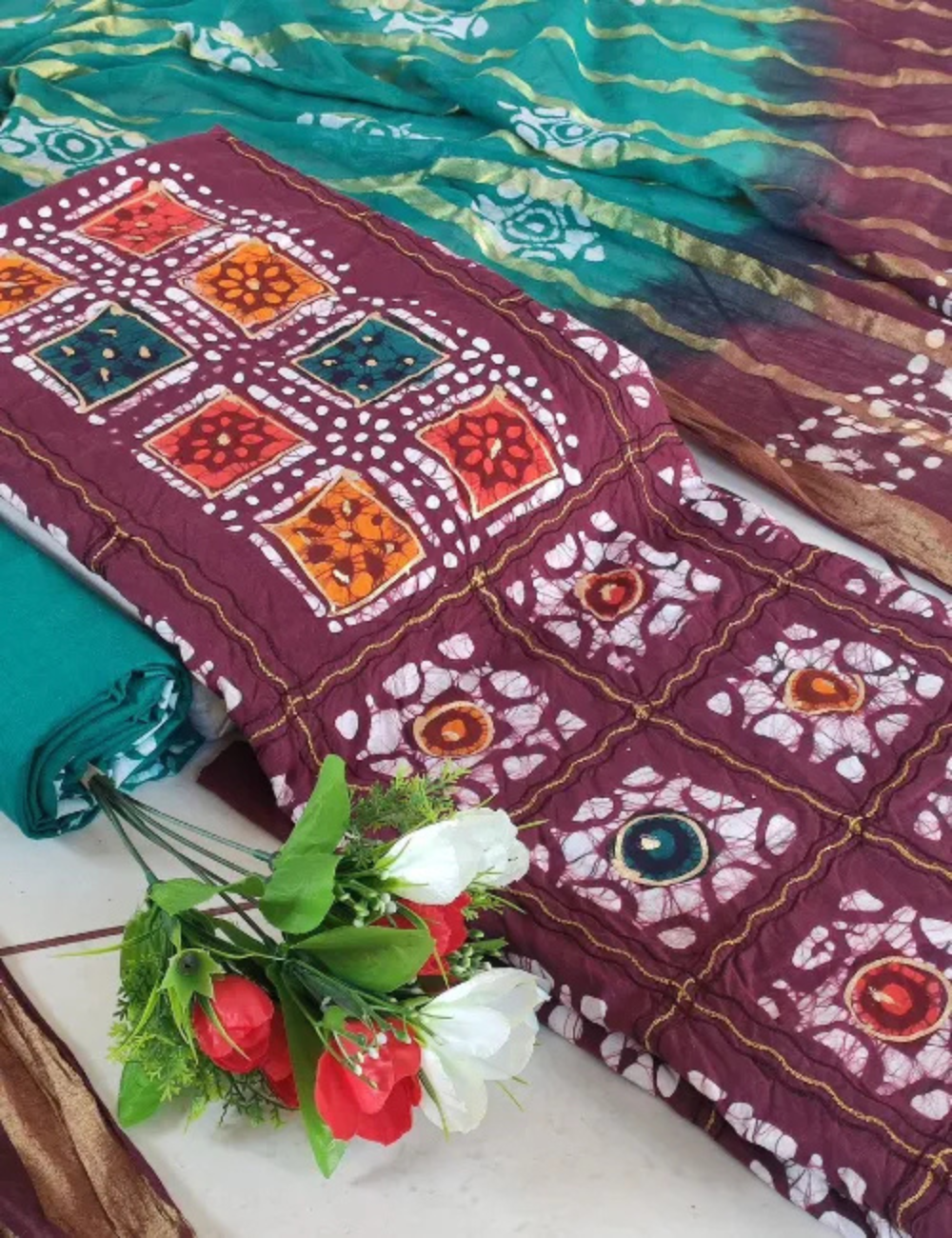 Traditional Jaipur Pure Cotton Chudi – Vibrant & Lightweight