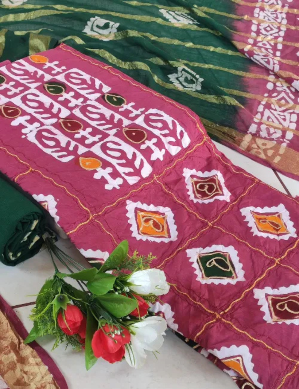Traditional Jaipur Pure Cotton Chudi – Vibrant & Lightweight