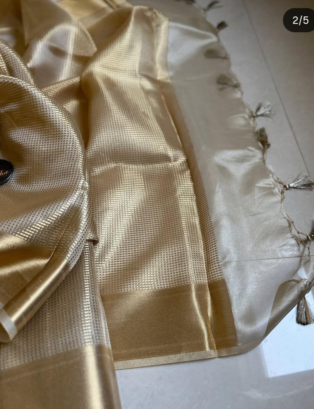 Nayanthara-Inspired Designer Saree
