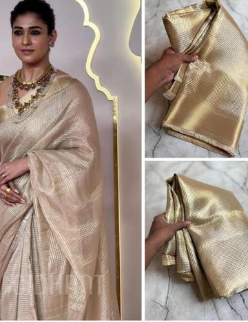 Nayanthara-Inspired Designer Saree