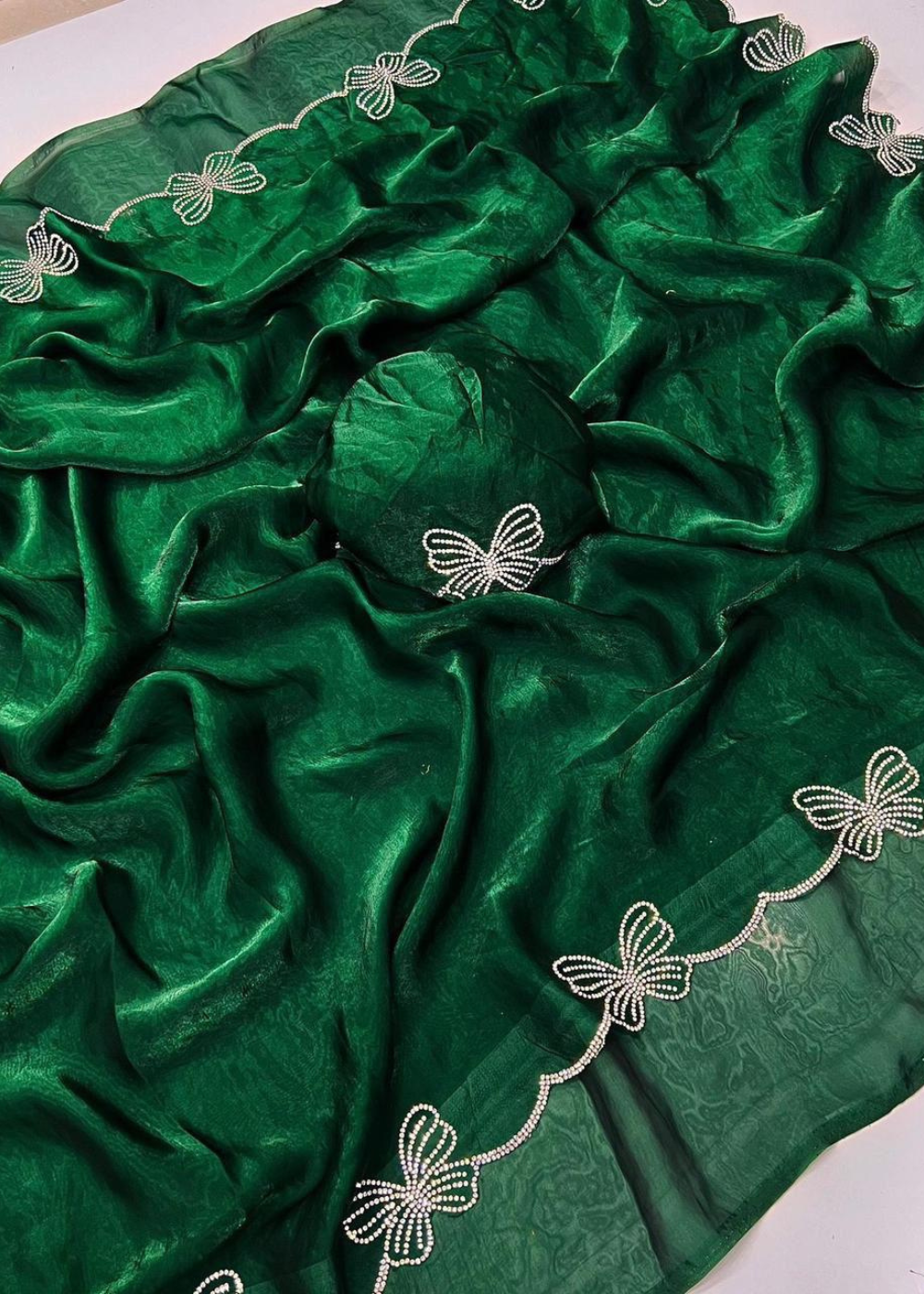 Butterfly Space Silk sarees