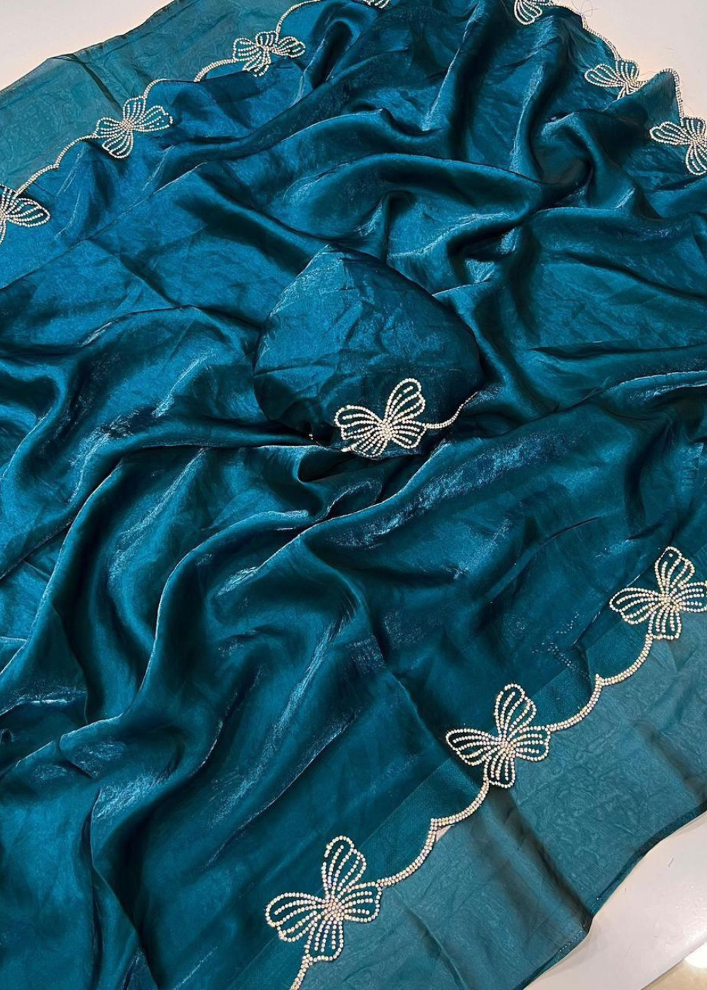 Butterfly Space Silk sarees