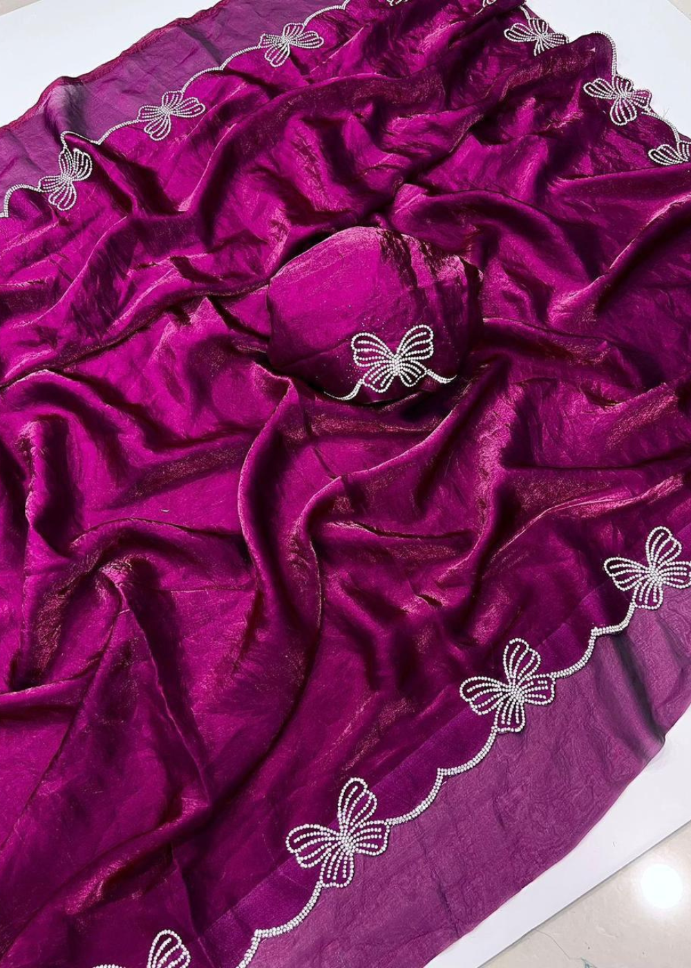 Butterfly Space Silk sarees