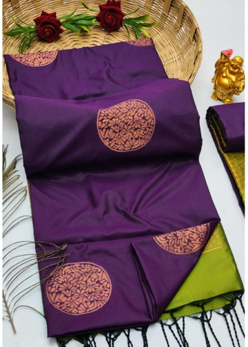 Royal Orchid Soft Silk Sarees – Where Tradition Meets Luxury