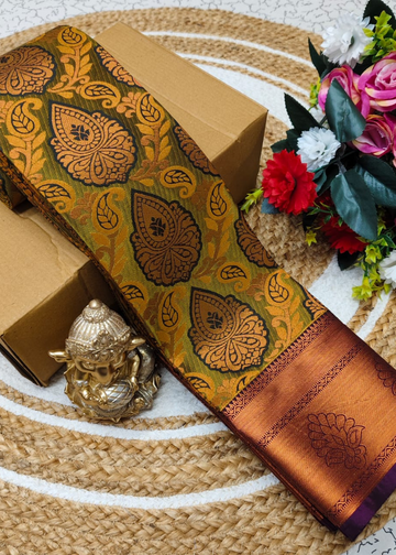 Golden Ochre Bridal Silk Sarees – Celebrate in Style