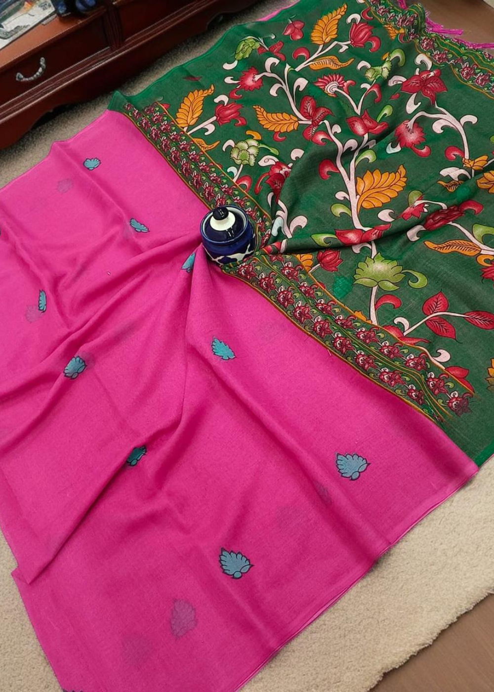 Pure Linen Cotton Sarees