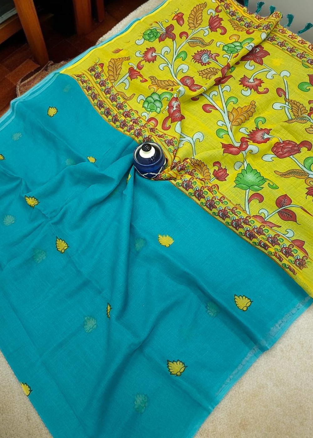 Pure Linen Cotton Sarees