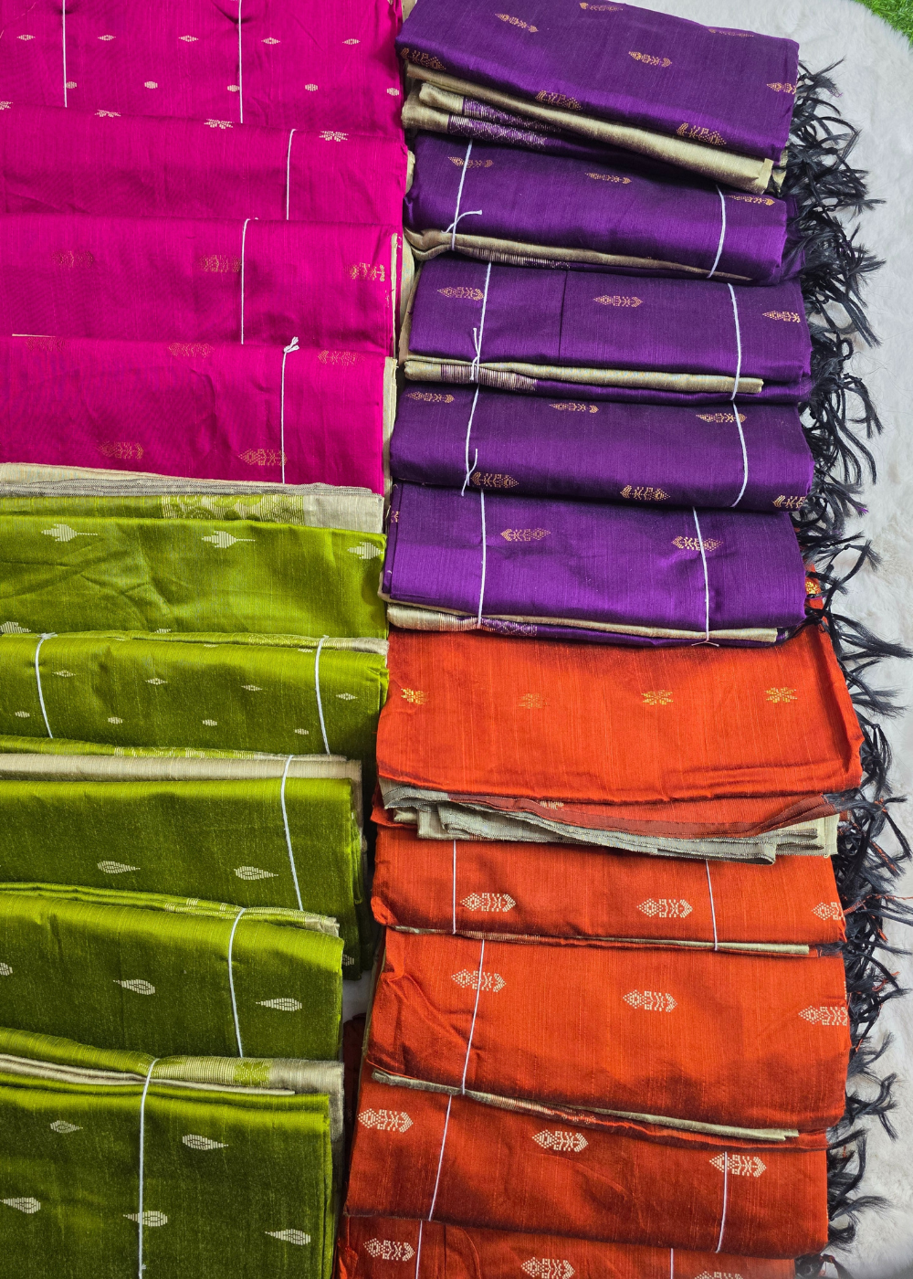 Premium Raw Silk Cotton Chudi Material