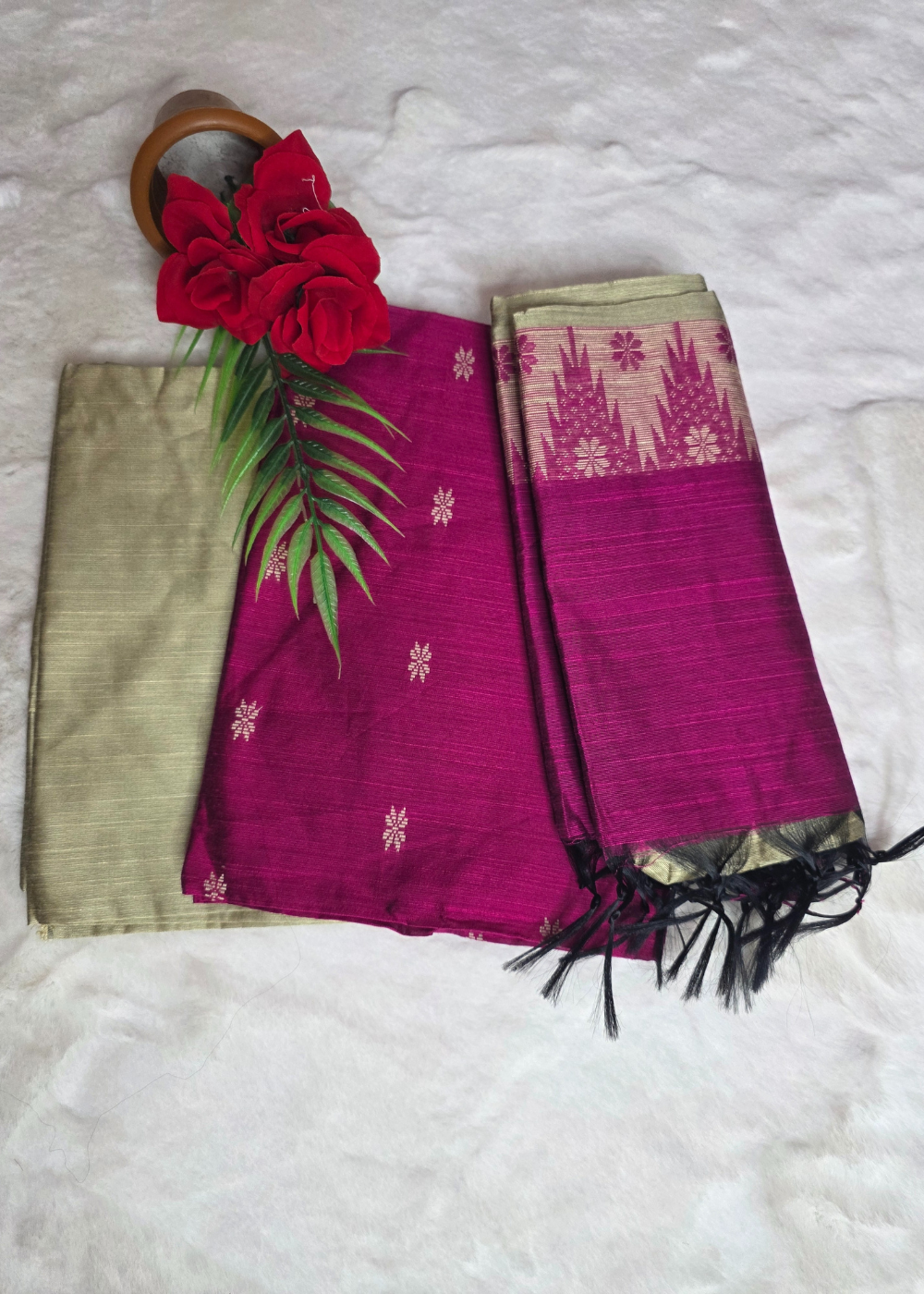 Premium Raw Silk Cotton Chudi Material