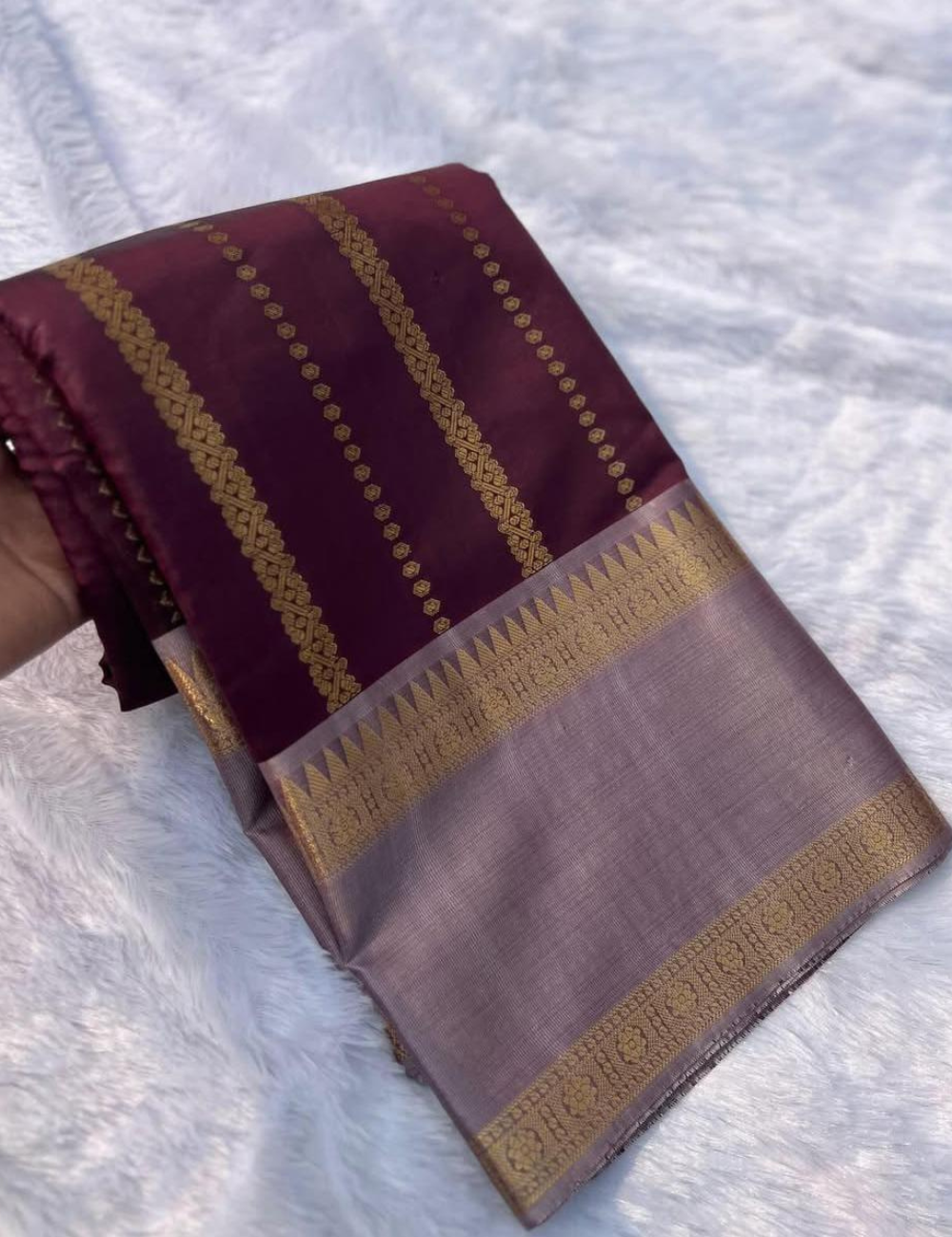 Handwoven Kanjeevaram Silk Saree
