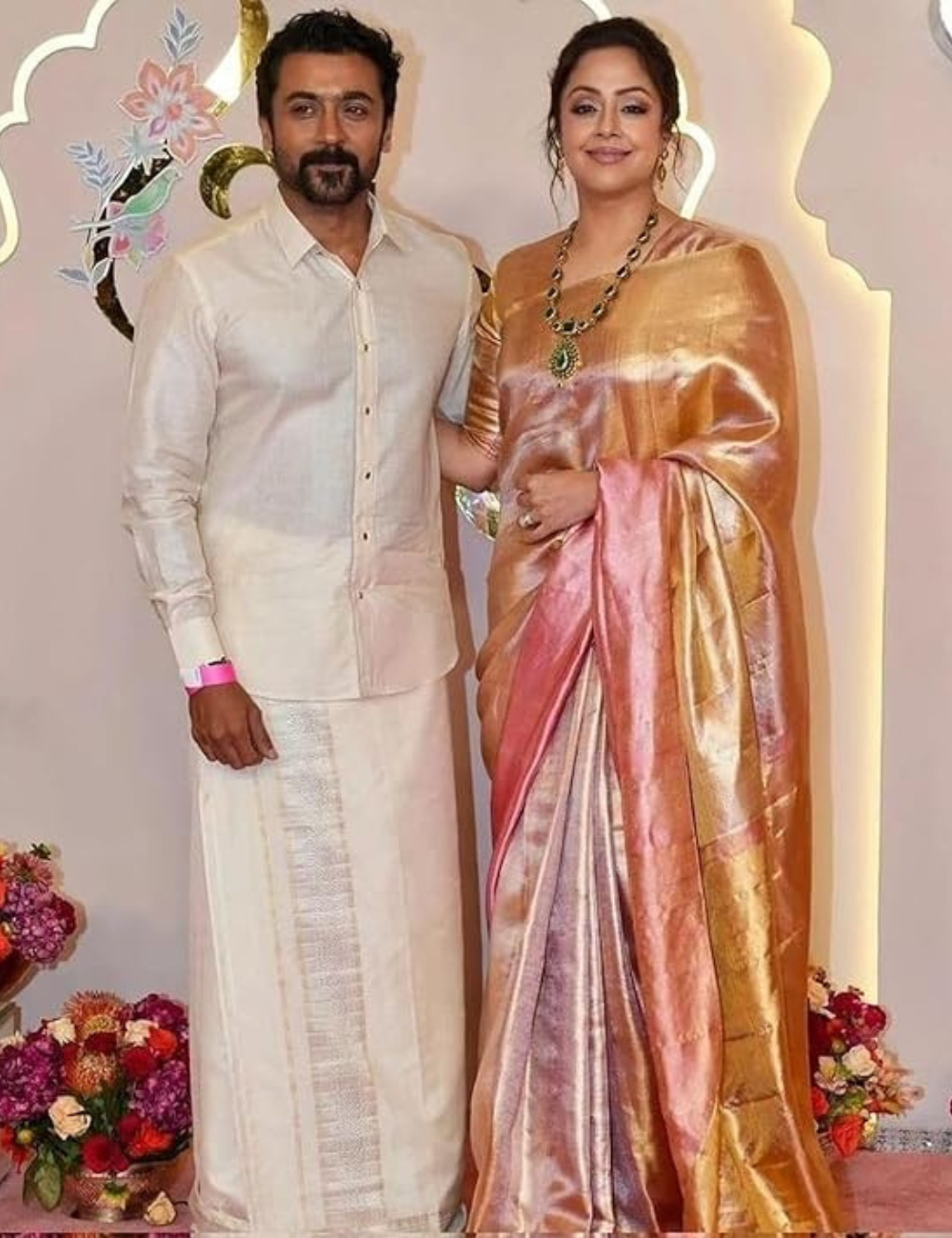 "Jyothika Mam Inspired Saree – Classic Grace Redefined "