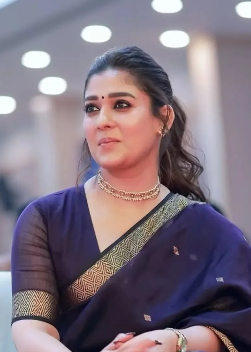 Starstruck Blue – Nayanthara Inspired Saree