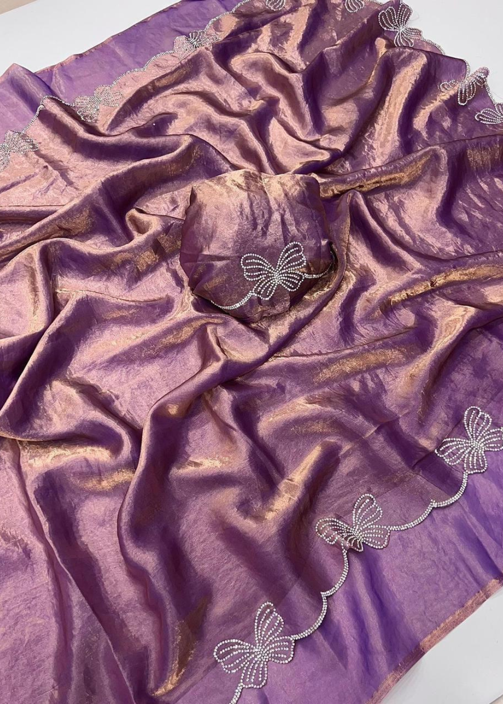 Butterfly Space Silk sarees
