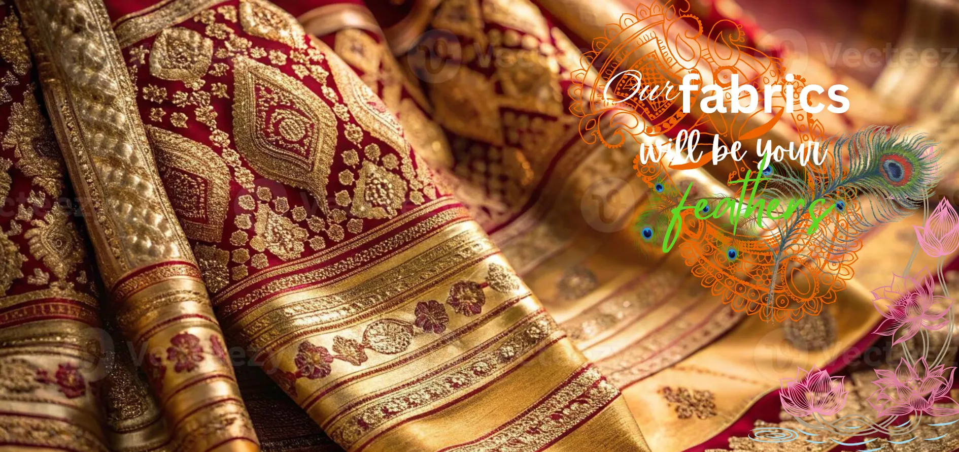 saree banner canva ready